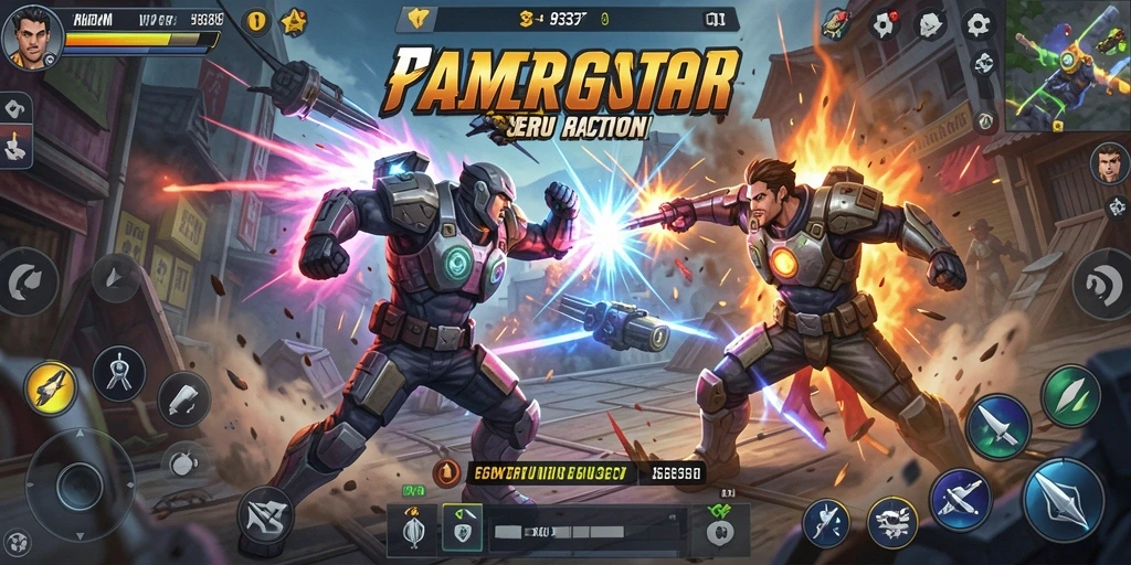 Tampilan aksi mendebarkan dalam gameplay 93337.