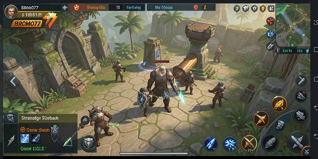 Gameplay BROMO77 yang menegangkan dan strategis.