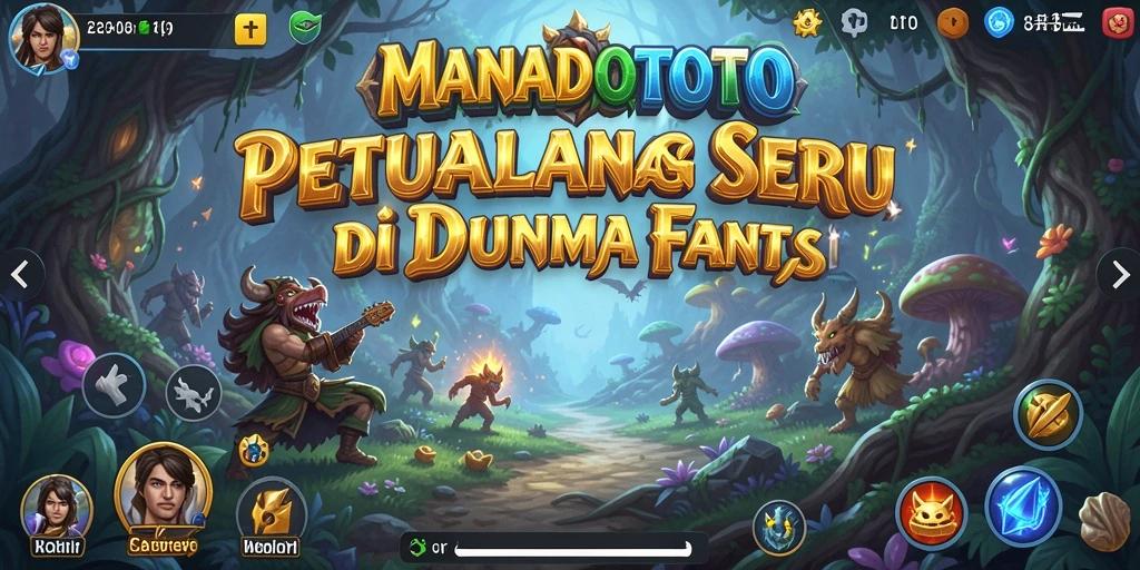 Tampilan gameplay petualangan <strong>MANADOTOTO</strong> yang mendebarkan.