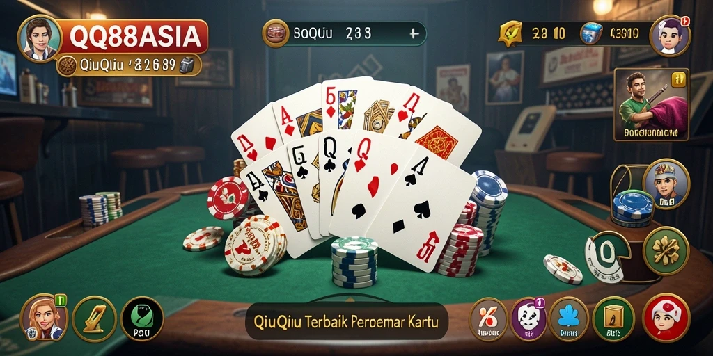 Tampilan menarik gameplay QiuQiu di QQ88ASIA.