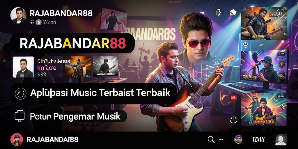 Tampilan gameplay Music RAJABANDAR88 dengan alunan musik yang memukau.