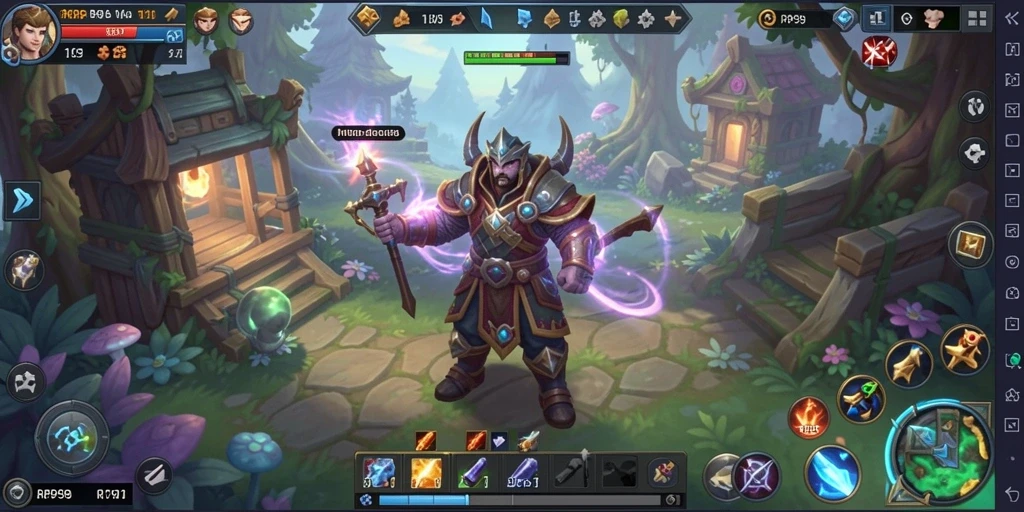 Gameplay seru di dunia fantasi RP99 dengan grafis yang menakjubkan.