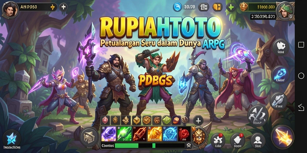 Tangkapan layar menampilkan aksi gameplay seru di RUPIAHTOTO.