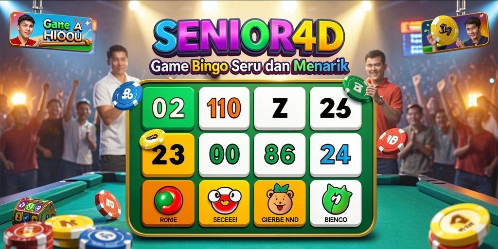 Tampilan gameplay menarik dari SENIOR4D yang membuat Bingo semakin seru.