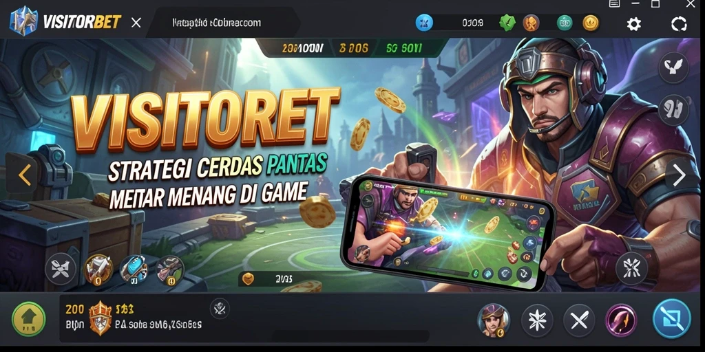 Screenshot gameplay VISITORBET yang menampilkan momen strategis yang mendebarkan.