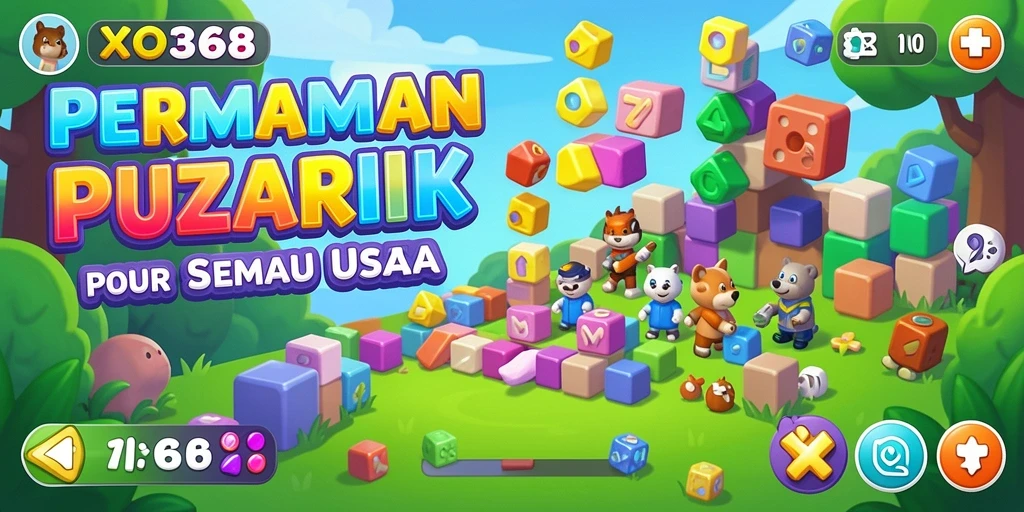 Screenshot game XO368 menunjukkan gameplay puzzle yang seru dan penuh tantangan.